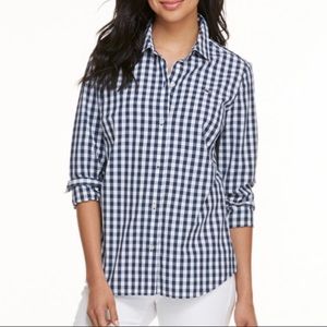 Vineyard Vines Navy Gingham button down